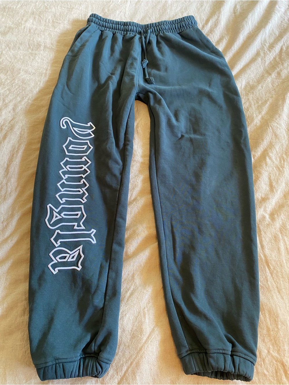 YoungLA 256 "Anthem" Heavyweight Jogger - Teal Wash L